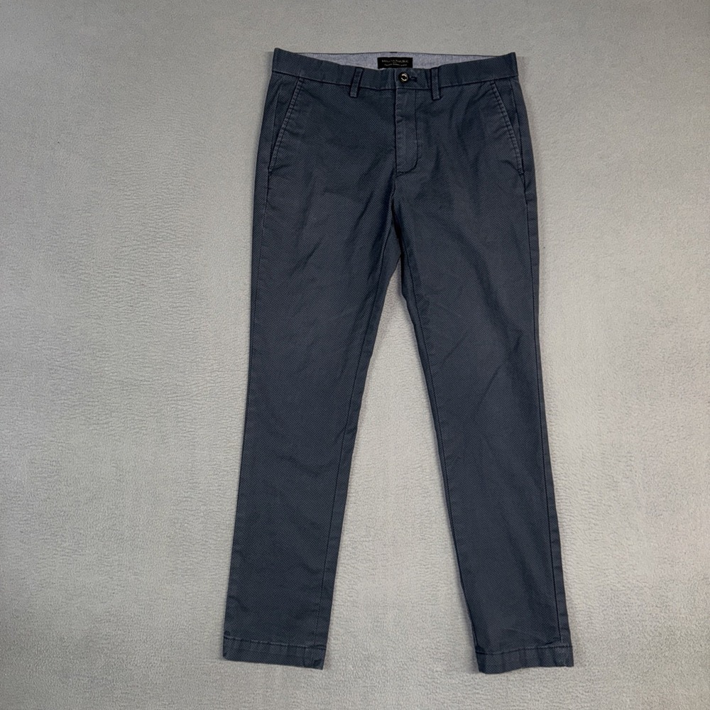 Banana Republic Pants Mens 31x32 (Fits 32x30) Blue Gray Fulton Skinny Chino